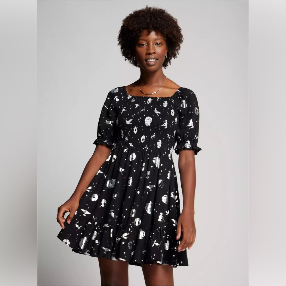 Her Universe Star Wars Rebel Galaxy Smocked Dress